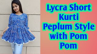 #Summer #Peplum #Kurti 2023 Designs