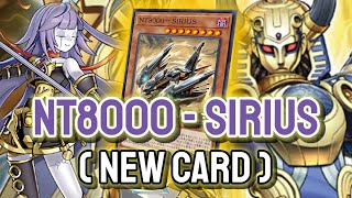 New Support Card !!👍 YGOPRO - NT8000 - SIRIUS | Horus Orcust Jan.2025 | New Card