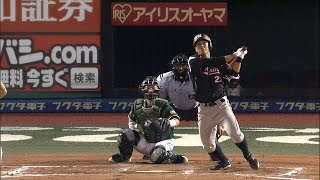 【プロ野球パ】甘い初球を逃さず！ルーキー中村の3号2ランで貴重な追加点 2015/07/25 E-M