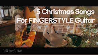 크리스마스 캐롤 핑거스타일 메들리 (feat. 무료악보) | Christmas Songs for FINGERSTYLE Guitar (Free score)