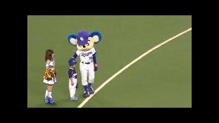 2017.07.28 野球少年に礼儀とは何たるかを叩きこむドアラ先生