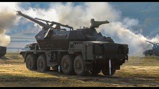 САУ ShKH vz. 77 DANA военных Грузии [сентябрь 2021]