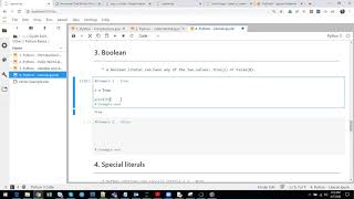 8. Python in Tamil - Boolean Literals(DataType)