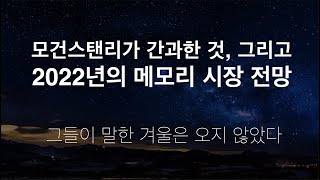 메모리 겨울이 온다던 모건스탠리는 왜 틀렸을까? SK하이닉스와 삼성. 메모리 반도체 시장의 2022년.