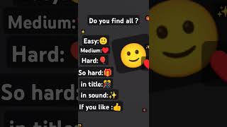 Do you find all ?Tell me inthe comment box #emoji #emojichallenge