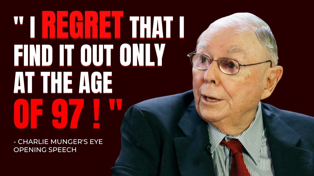 Charlie Munger's Life Advice Will Leave You SPEECHLESS | 100 Years Of ...