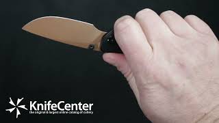 Vosteed Knives Marten Button Lock Folding Knife