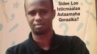 BUUGII UGU HOREEYAY EE XEERKA ASTAAMAHA QORAALKA AF SOMALIGA. Waraysi Qoraa Abdirahman Daud