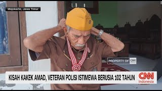 Kisah Kakek Amad, Veteran Polisi Istimewa Berusia 102 Tahun