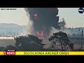 south korea plane crash crashes at muan airport live plane with 181 people jeju air plane crash