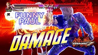 Paul Phoenix Combo Compilation Tekken 7 (Knee, Justice, TMM, Aris & more)