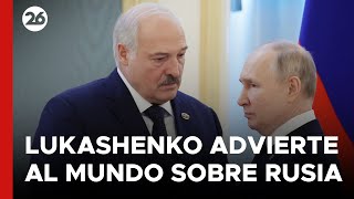 ⚠️ BIELORRUSIA | Lukashenko advirtió sobre un APOCALIPSIS si Rusia usa ARMAS NUCLEARES