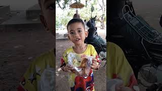 #baby #eating មើលតែមាត់ ក៏ដឹងថាឆ្ងាញ់ដែរ