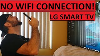 LG Smart TV WIFI Connection Issues (SOLVED)