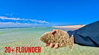 How to catch TONS of Flounder in the surf (TIPS, TRICKS \u0026 LURES)