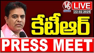 KTR Press Meet LIVE | V6 News