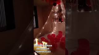 Solanki balloon decoration Indore birthday party room decoration call me 7049993333