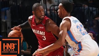 Oklahoma City Thunder vs Miami Heat Full Game Highlights / March 23 / 2017-18 NBA Season