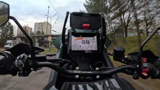 KTM 1290 Super Adventure S 2021 winter ride, RAW Sound (+ wheelie, 0-150)