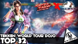 [#Tekken7] Fighting Tuesday Tekken World Tour DOJO TOP 32 to 4 feat. Saint, Nobi, Tanukana, Kkokkoma