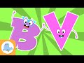 LETTER B and LETTER  V 👦 Learn the ABC's 📖 Compilation