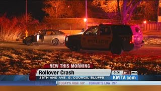 Driver arrested after police pursuit ends in crash in Council Bluffs