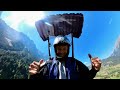 Wingsuit na Suiça 2023