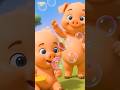Pop The Bubbles | wheels on the bus | Play Outside with Pig  |Nursery rhymes & kids song #shorts