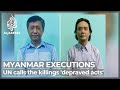 Myanmar executes four anti-coup activists, drawing outrage