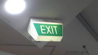 Worded Clevertronics Exit Sign at Schick Homeware Airport West