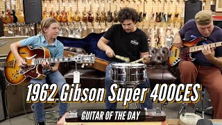 1962 Gibson Super 400CES Sunburst | Guitar of the Day - 12 years old Saxon Weiss