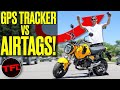 I Stole A Motorcycle, Let's See If The Owner Can Find It! Apple AirTag vs Monimoto 7 GPS Tracker