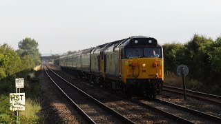 50049 + 50007 working a GBRF Staff Charter around Highbridge \u0026 Burnham - 27/08/2022