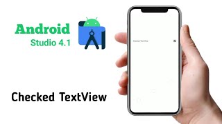 Tutorial Checked TextView in Android Studio 4.1