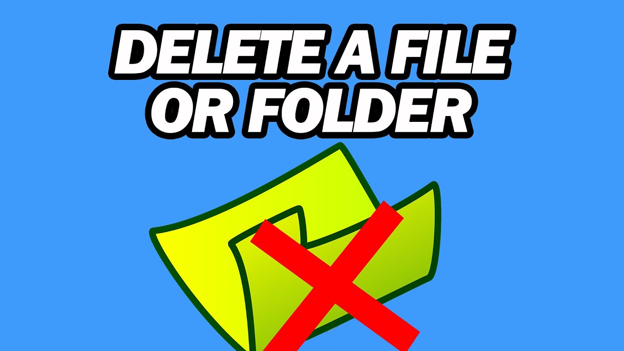 How To Delete A File Or Folder In Windows 11 | Fast And Easy - YouTube