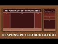 Create Responsive layout Using CSS Flexbox | Flexbox design patterns you can use in your projects