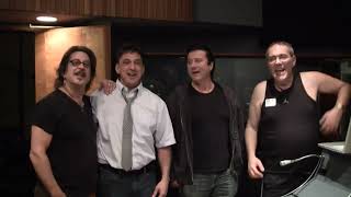 Steve Perry, Vinnie Colaiuta, George Hawkins jr, Niko Bolas and Tommy Denander at Capitol Studios