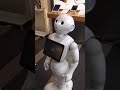 【握手編】ロボットpepperくんと初握手は「柔らかい〜」ソフトバンク天神西通り　pepperrobot　softbank