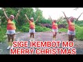 SIGE IKEMBOT MO BABY CHRISTMAS DANCE FITNESS l SOLID LADIES CREW