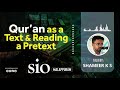 qur an as text and reading a pretext shameer ks sio malappuram