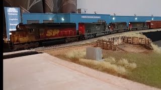 An Update on scenes from around the layout. graced by the freshly minted kodachrome SD40R