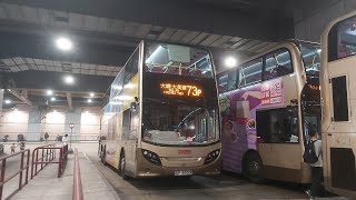 九巴73P線普通速行車片段 (往大美督)