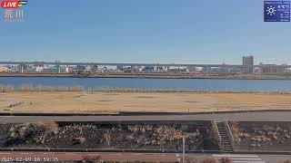 [2025-02-09 6:00～]荒川 土手 東京ライブカメラ 4K Tokyo Live Camera Arakawa River