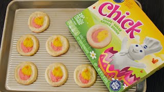 How to Make Pillsbury Chick Shape Sugar Cookie Dough