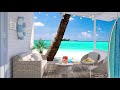 Seaside Ambience  Cozy Wave Sounds and Relaxing Resort  4K