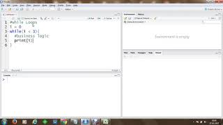 R Programming: While Loops in Rstudio