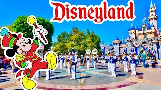 The Disneyland Band in front of Sleeping Beauty Castle featuring Belle - October 2024