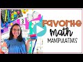 Our Favorite Math Manipulatives (and ideas for how to use them!)