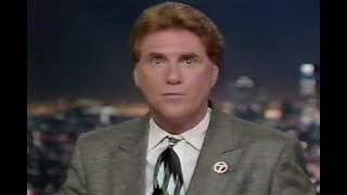 KABC TV Channel 7 Eyewitness News at 6:00 Los Angeles July 9, 1991