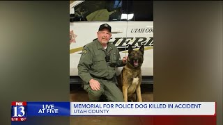 'He Was My Best Friend': Utah County K9 Honored at Memorial Service